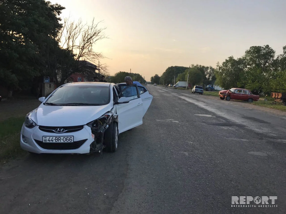 Masallıda yol qəzası baş verib: xəsarət alanlar var - FOTO
