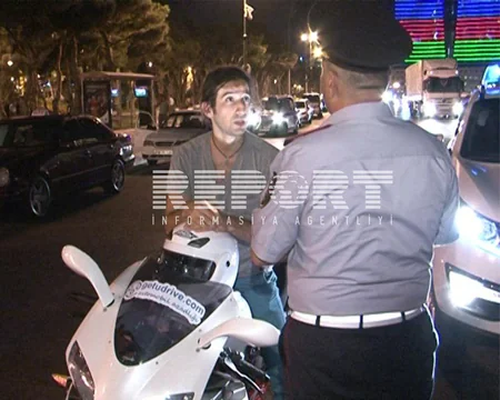 ​Bakıda 30-dan artıq sərxoş sürücü saxlanılıb - FOTO