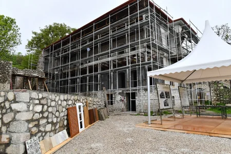 President and First Lady view restoration work to be carried out by Heydar Aliyev Foundation in Shusha