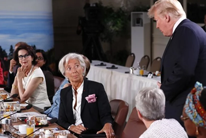 Donald Trump arrives late to G7 gender equality breakfast