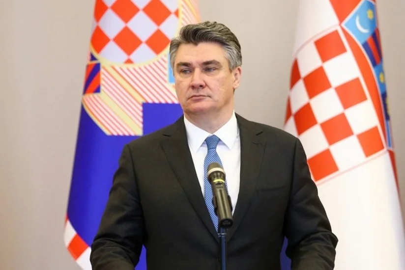 Президент Хорватии поздравил президента Азербайджана