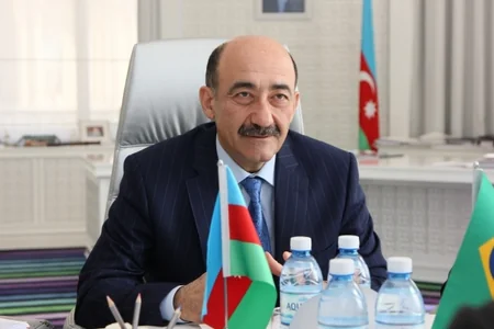 Əbülfəs Qarayev Braziliya Senatının komitə sədri Kristovam Buarkeni qəbul edib