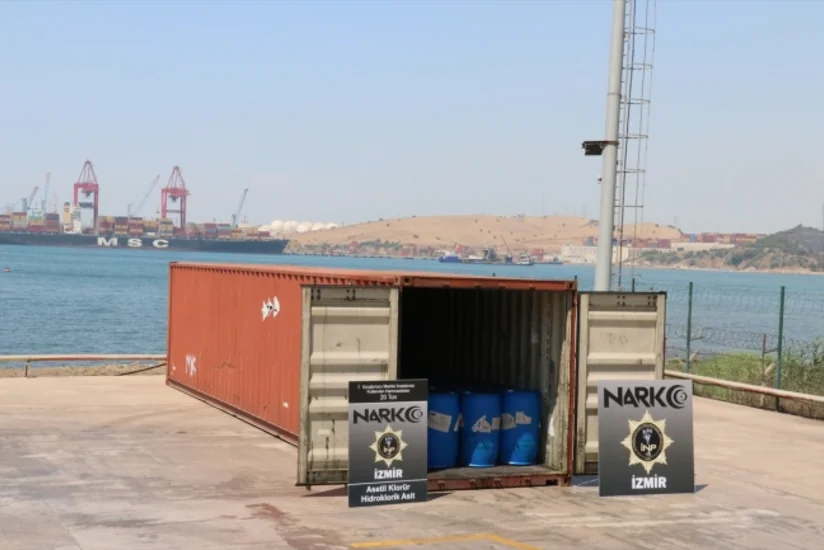 Narkotik istehsalı üçün Çindən göndərilən 26 ton kimyəvi maddə ələ keçirildi
