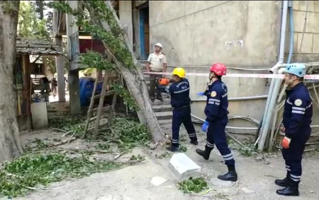 FHN küləyin Bakıda törətdiyi fəsadlarla bağlı məlumat yayıb