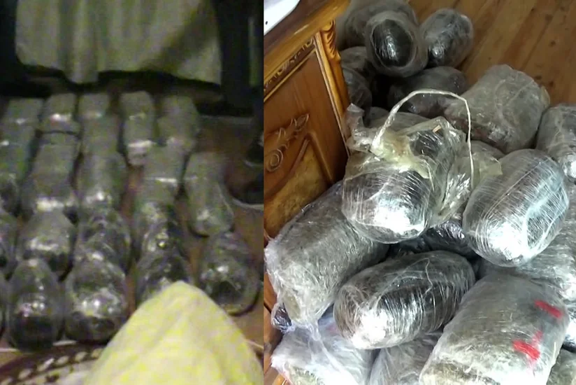 Azərbaycana 60 kiloqram narkotik maddə gətirən iki narkokuryer saxlanılıb