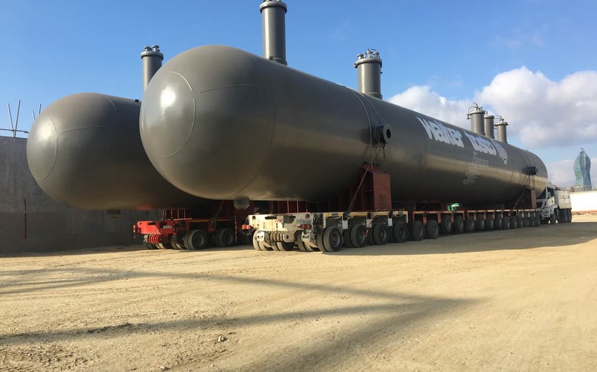 SOCAR: Neft Emalı Zavoduna 11 ədəd LPG çənləri gətirilir