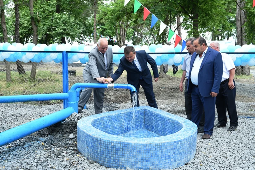 Zaqatalada 3 kəndin içməli su təchizatı yaxşılaşdırılıb
