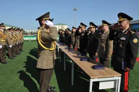 FHN-in Akademiyasında gənc kursantların andiçmə və buraxılış mərasimi olub