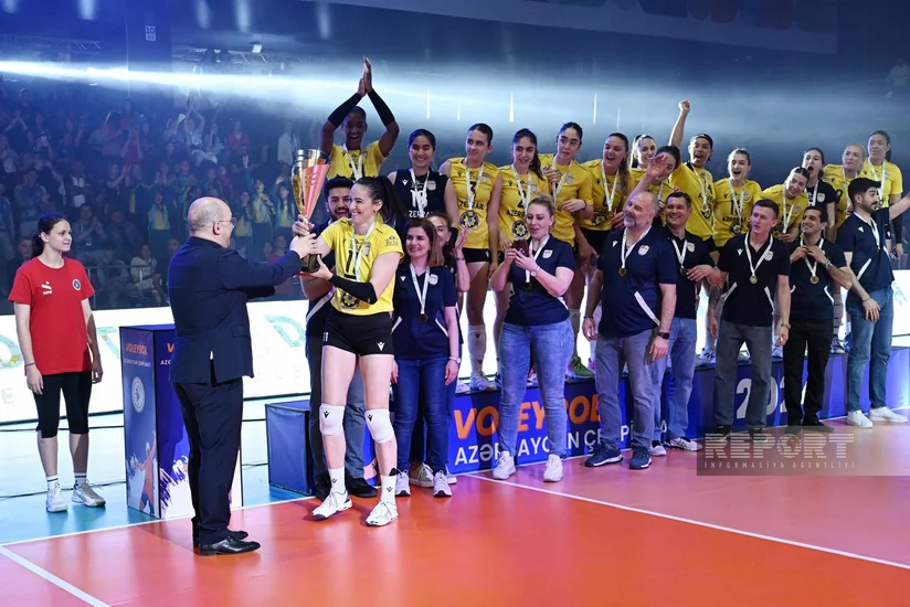 Voleybol üzrə Azərbaycan çempionatının qalibləri mükafatlandırılıb