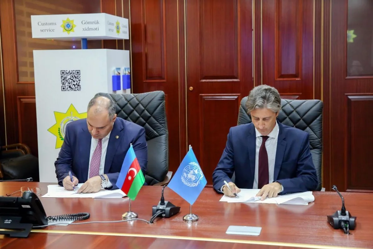 Dövlət Gömrük Komitəsi ilə BMT İP arasında saziş imzalanıb