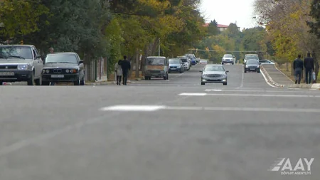 Bakının Şirin Mirzəyev küçəsinin bir hissəsi əsaslı təmir edilib