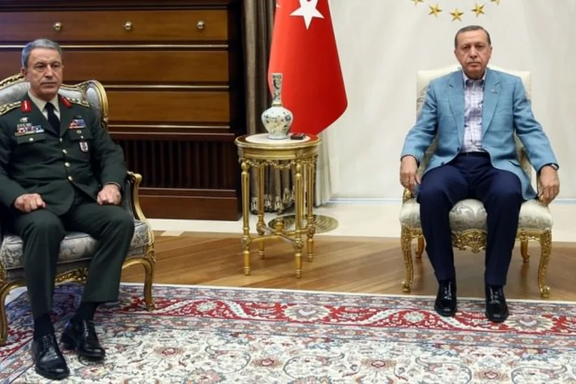 ​Türkiyə prezidenti ilə Silahlı Qüvvələrin Baş Qərargah rəisi arasında görüş keçirilib