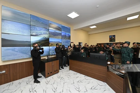 Qazaxın işğaldan azad olunan kəndləri kameralar vasitəsi ilə müşahidə olunur