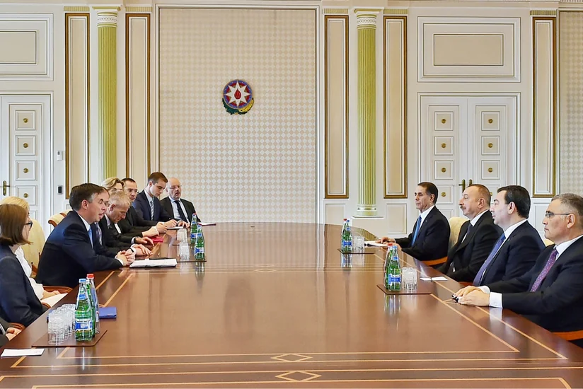 President Ilham Aliyev receives European Parliament delegation