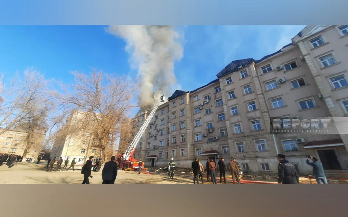 Naxçıvanda yaşayış binasında yanğın olub - YENİLƏNİB-3