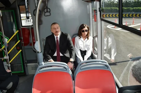 Bakıda “Koroğlu” Nəqliyyat Mübadilə Mərkəzinin açılışı olub - FOTOLAR - YENİLƏNİB-2
