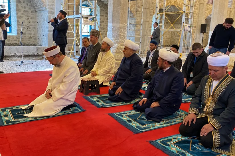 TDT-nin müsəlman dini liderləri Yuxarı Gövhər Ağa məscidində birgə namaz qılıblar