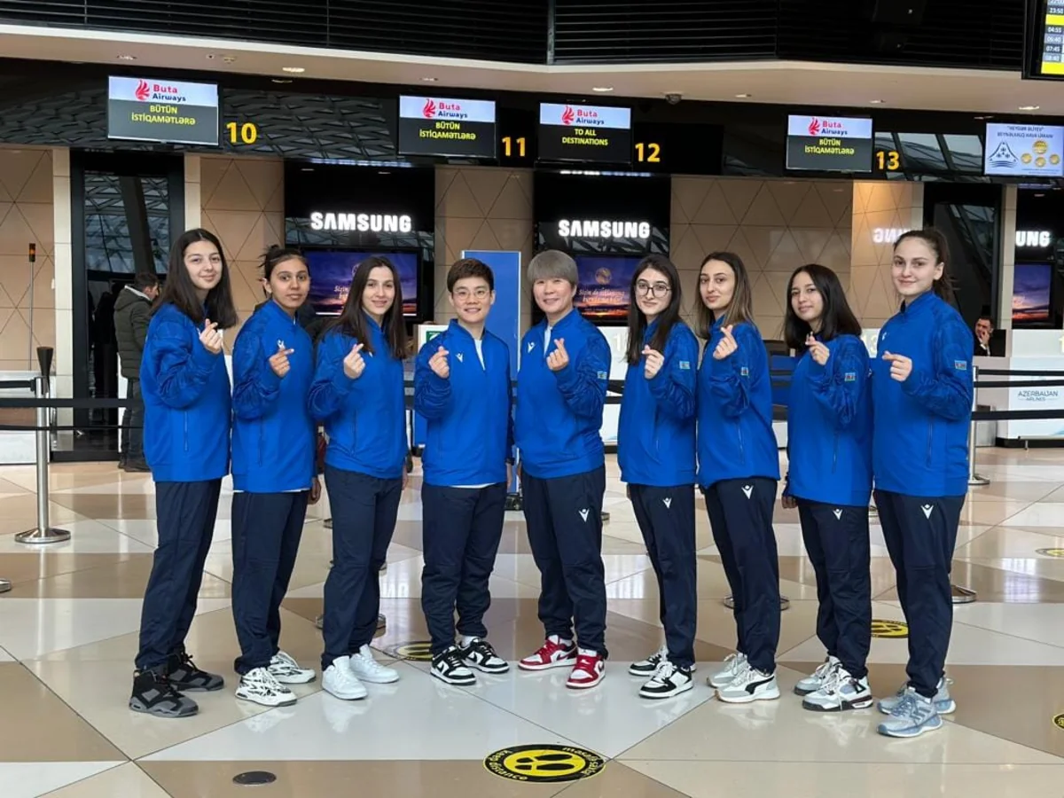 Azərbaycan taekvondoçuları təlim-məşq toplanışı üçün Cənubi Koreyaya yollanıblar