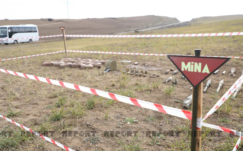 Azad edilmiş ərazilərdə ötən həftə daha 48 mina aşkarlanıb