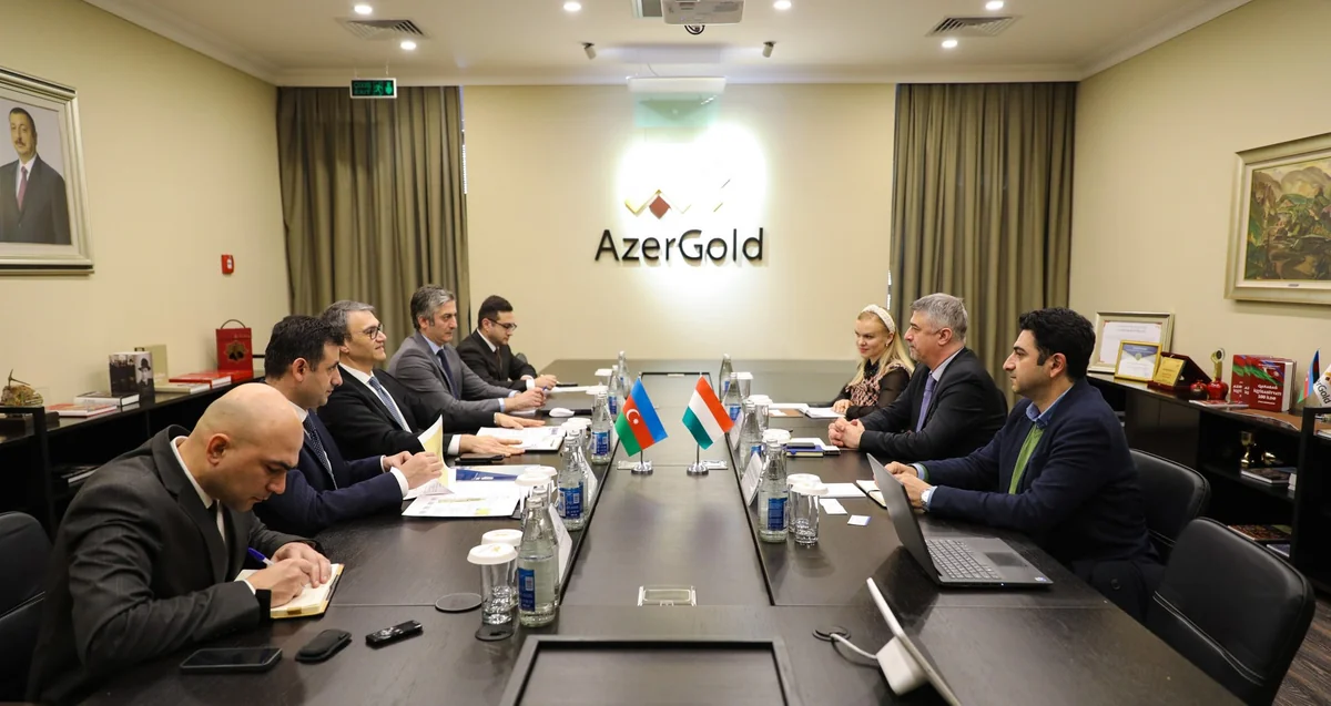 Председатель ЗАО «AzerGold» встретился с послом Венгрии в Азербайджане