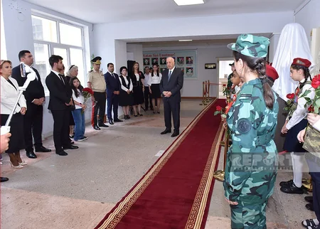 Sumqayıtda şəhid mayor Anar Şükürovun büstünün və xatirə muzeyinin açılışı olub