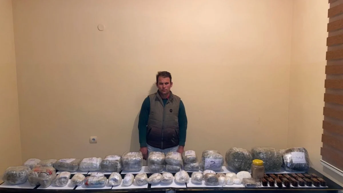İrandan Azərbaycana narkotikin keçirilməsinin qarşısı alınıb, saxlanılan var