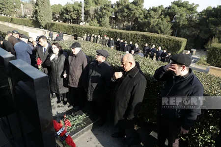 Daşaltı şəhidlərinin məzarı ziyarət olunub