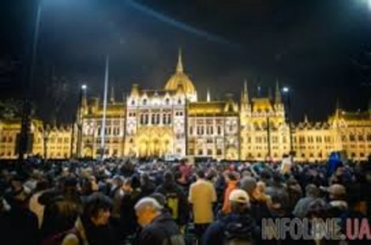 В Будапеште прошла проевропейская акция протеста
