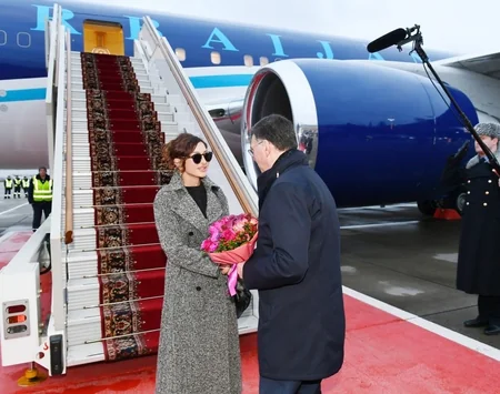 First Vice-President Mehriban Aliyeva visiting Russia