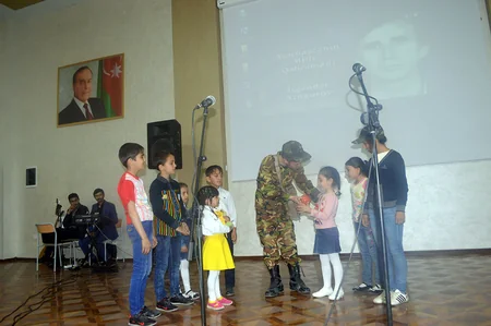 Şəmkirdə Milli Qəhrəman İsgəndər Aznaurovun xatirəsi anılıb
