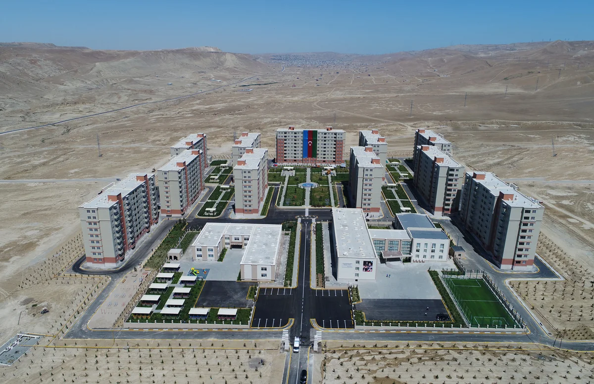 Qobu park-3ə məcburi köçkünlərin yerləşdirilməsi başa çatır