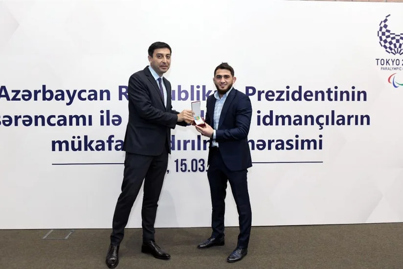 Azərbaycanın tanınmış idmançıları mükafatlandırılıb