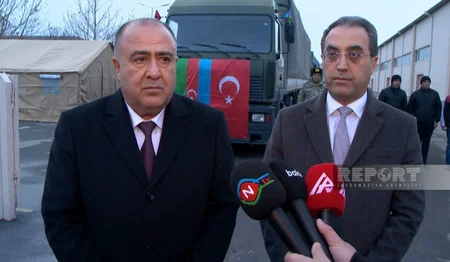 Naxçıvandan Türkiyəyə ilkin olaraq 12 TIR yola düşüb
