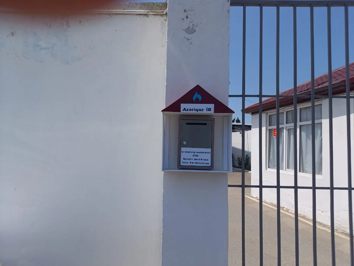 “Azəriqaz” bölgələrdə abunəçilər üçün müraciət qutuları quraşdırır