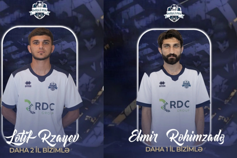 İmişli iki futbolçusu ilə yeni müqavilə bağlayıb