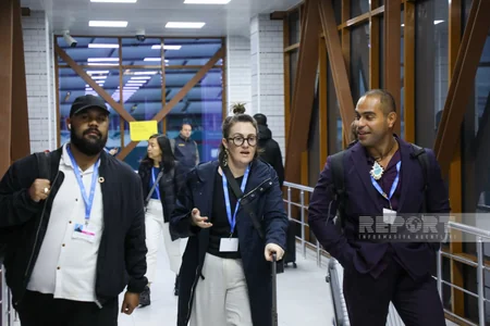 COP29-un dördüncü gününün ilk saatlarından - FOTOREPORTAJ