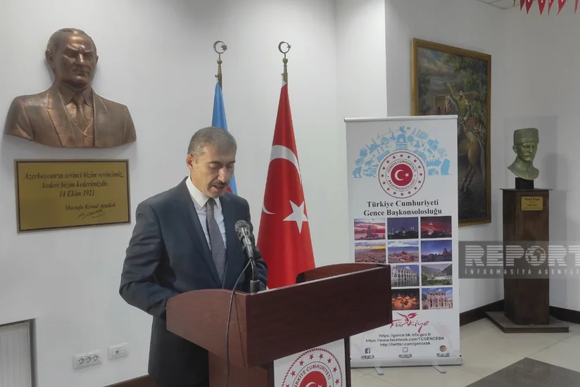 Gəncədə Atatürkün anım günü keçirilib - YENİLƏNİB