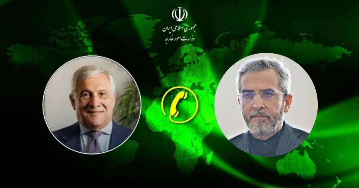 Iran, Italy discuss situation in Middle East