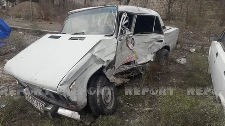 Yük və minik maşınları toqquşdu: ata öldü, oğlu ağır yaralandı
