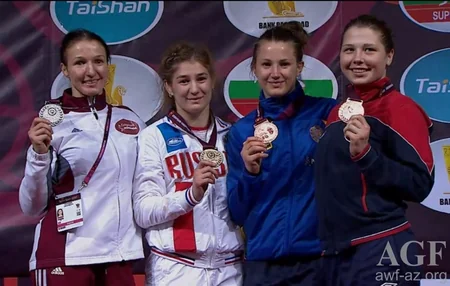 Azərbaycanın qadın güləşçisi Avropa çempionatında bürünc medal qazanıb - VİDEO
