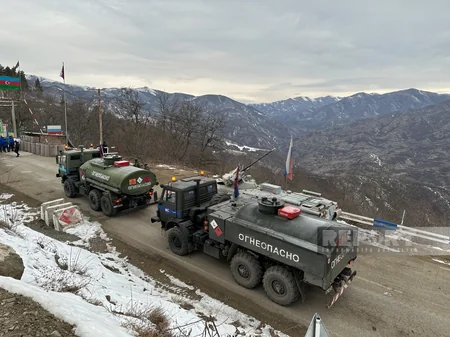 Bu gün Xankəndi-Laçın yolunda sülhməramlıların 78 avtomobili maneəsiz keçib - YENİLƏNİB-18