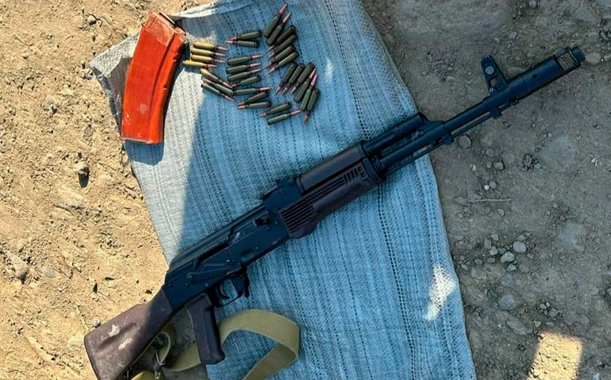 Masallıda meşəlik ərazidən Kalaşnikov avtomatı aşkarlanıb