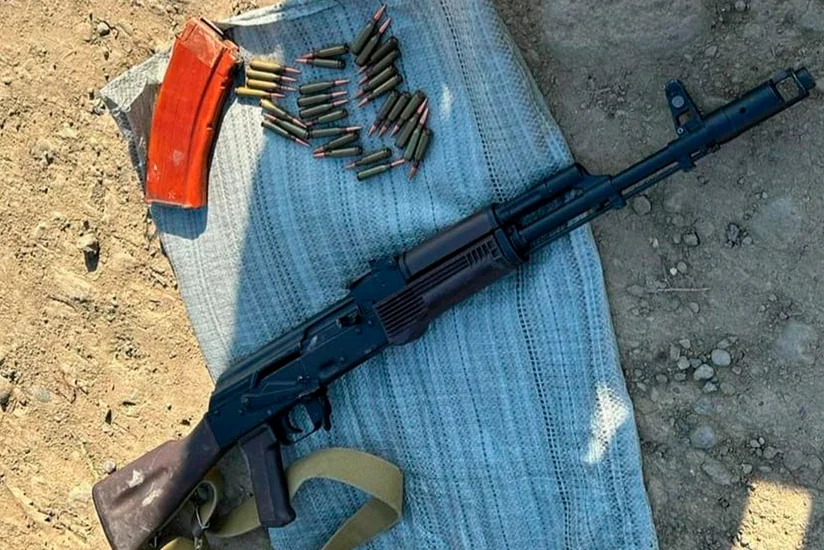 Masallıda meşəlik ərazidən Kalaşnikov avtomatı aşkarlanıb