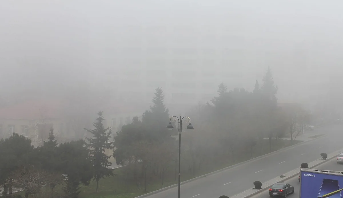 Dumanlı hava şəraiti həftəsonunadək davam edəcək