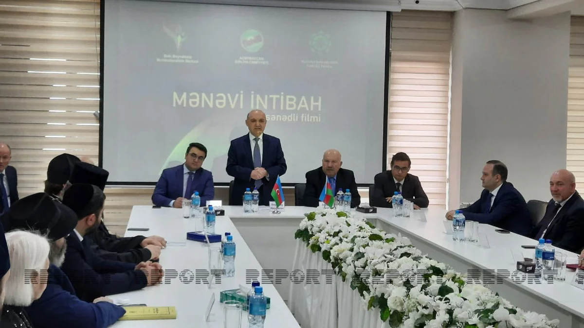 Mənəvi intibah” sənədli filminin təqdimatı keçirilib