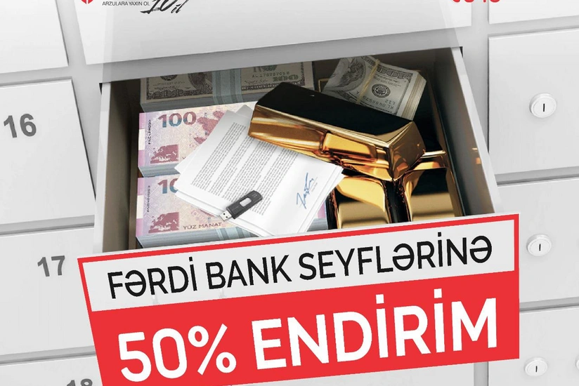 “Bank BTB”nin 50% endirimli “Fərdi Bank Seyfləri”ndən yararlanmağa tələsin!