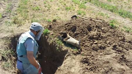 ​Ağcabədi və Bərdədə top mərmisi və piyada əleyhinə mina aşkar olunub