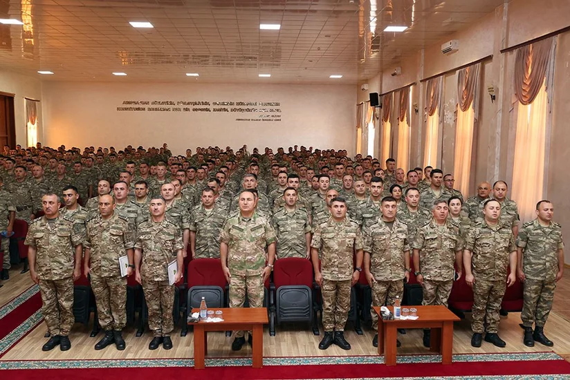 Hərbi hissənin yaradılmasının ildönümü münasibətilə tədbir keçirilib