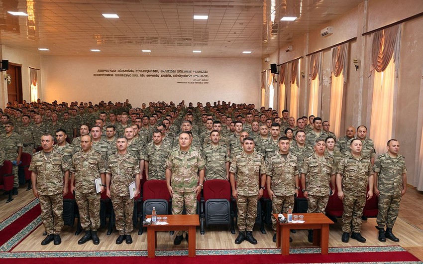 Hərbi hissənin yaradılmasının ildönümü münasibətilə tədbir keçirilib