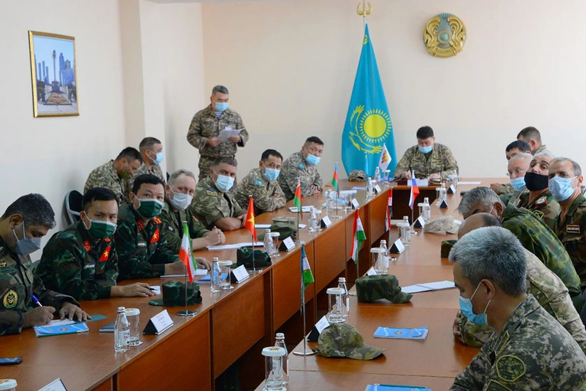 Briefing for participants of Masters of Artillery Fire international contest held